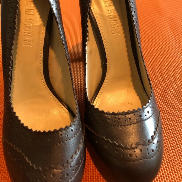 Collin Stuart 4in heel brown spectator pumps 7.5 - Picture 5 of 7